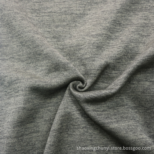Kationischer Farbstoff One Side Pinsel Schussgestricke Fleece Stoff für Wohnzimmer Möbelmantel Weiche Beutel anpassbar